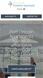 Mobile Screenshot of portlincolnapartments.com